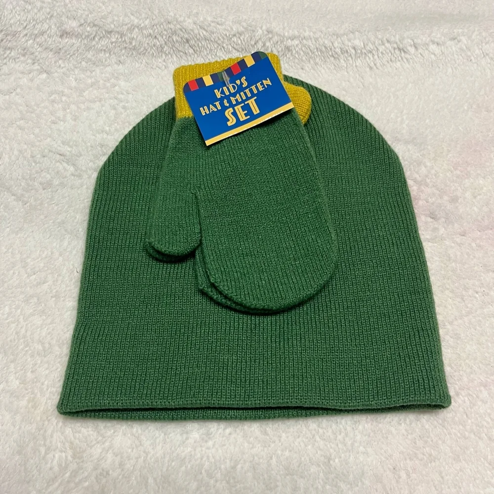 Bright Star Kid's Dinosaur Themed Hat And Glove Set